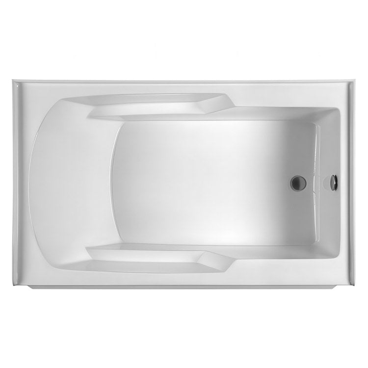 Whirlpool Tub Reliance 59-5/8 x 36 Inch 3 Wall Alcove Skirted Right White - Image 2