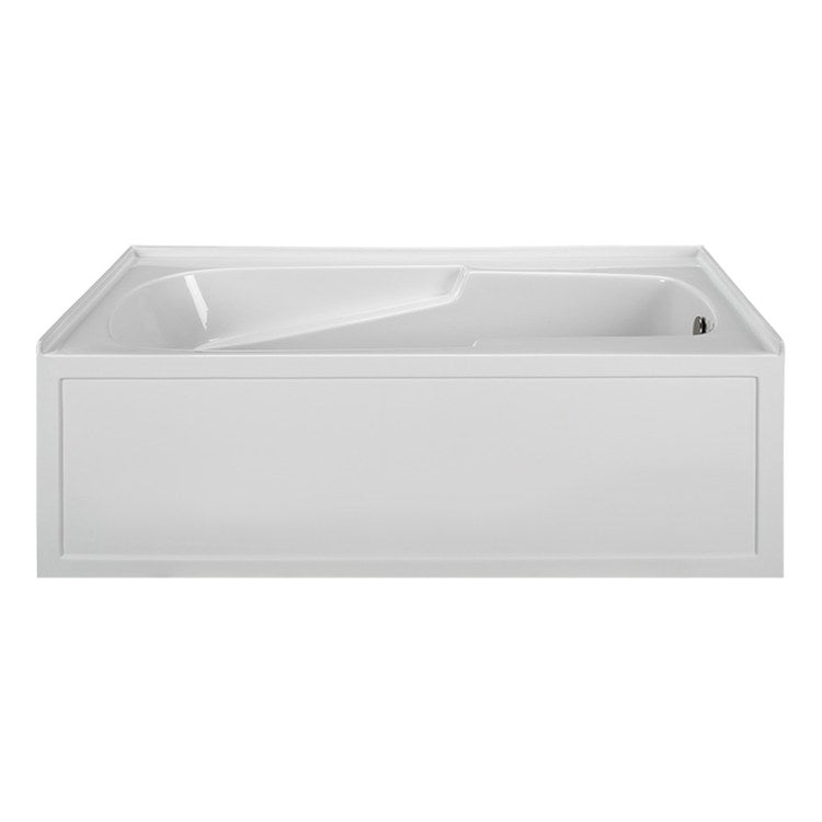 Whirlpool Tub Reliance 60 x 42 Inch 3 Wall Alcove Skirted Right White