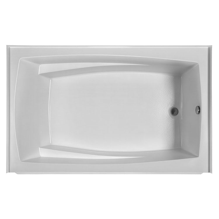 Whirlpool Tub Reliance 72 x 42-1/8 Inch 3 Wall Alcove Skirted Right White - Image 2