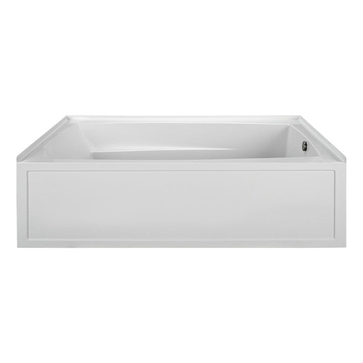 Whirlpool Tub Reliance 72 x 42-1/8 Inch 3 Wall Alcove Skirted Right White