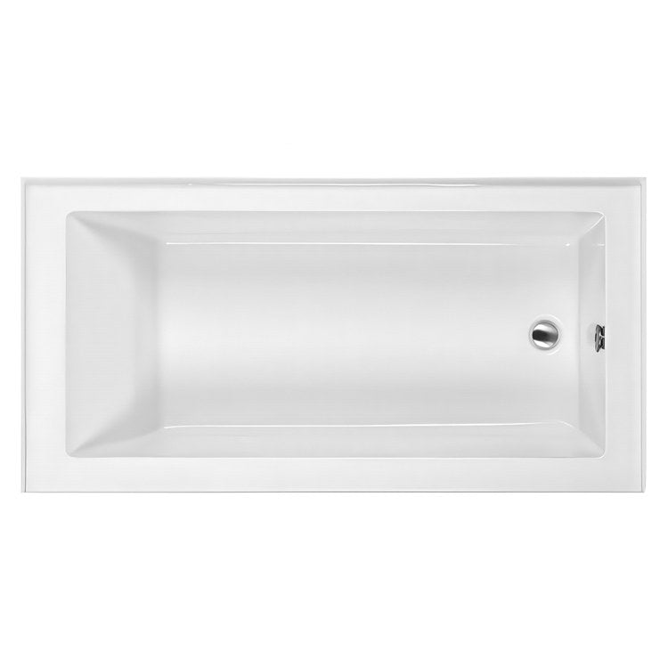 Whirlpool Tub Reliance 59-1/2 x 30 Inch 3 Wall Alcove Skirted Right White ADA