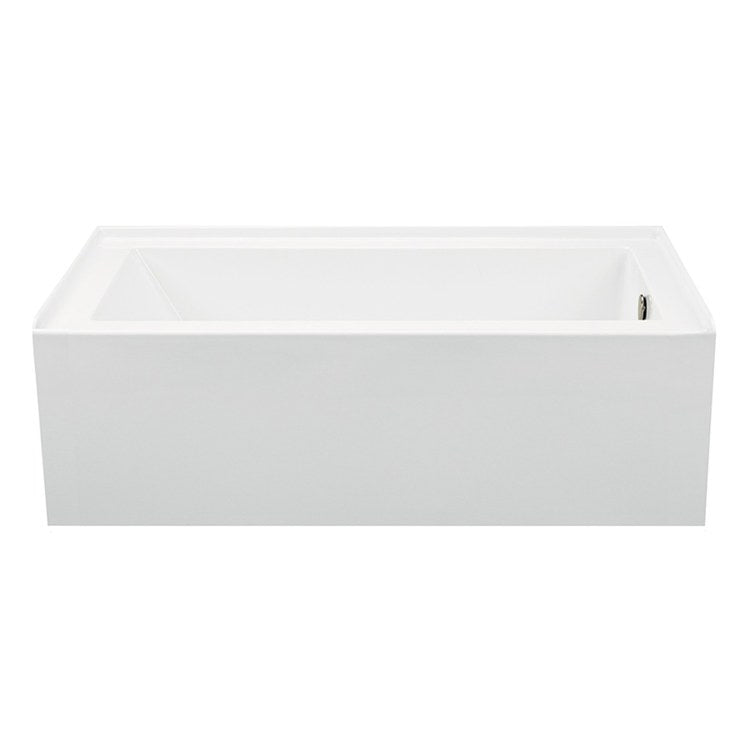 Whirlpool Tub Reliance 60 x 36 Inch 3 Wall Alcove Skirted Right White ADA