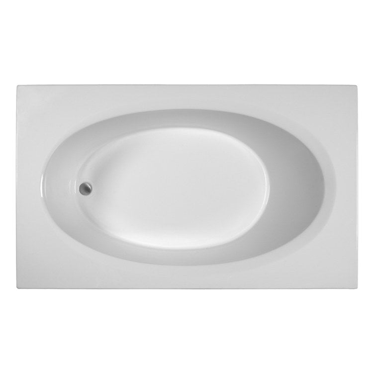Whirlpool Tub Reliance 71 x 41-1/2 Inch Drop-In Rear White