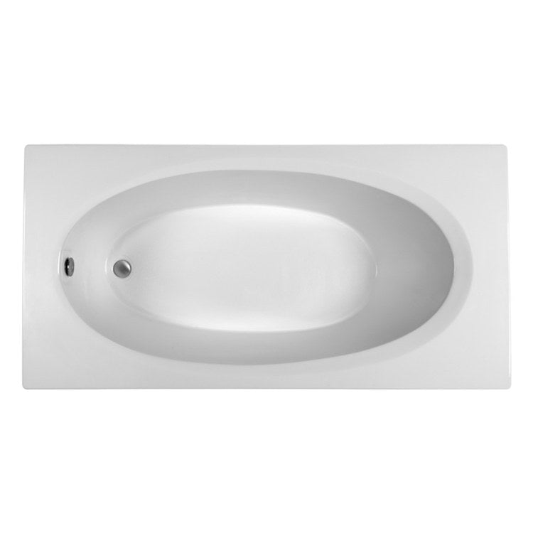 Whirlpool Tub Reliance 71-3/4 x 35-3/4 Inch Drop-In Rear White