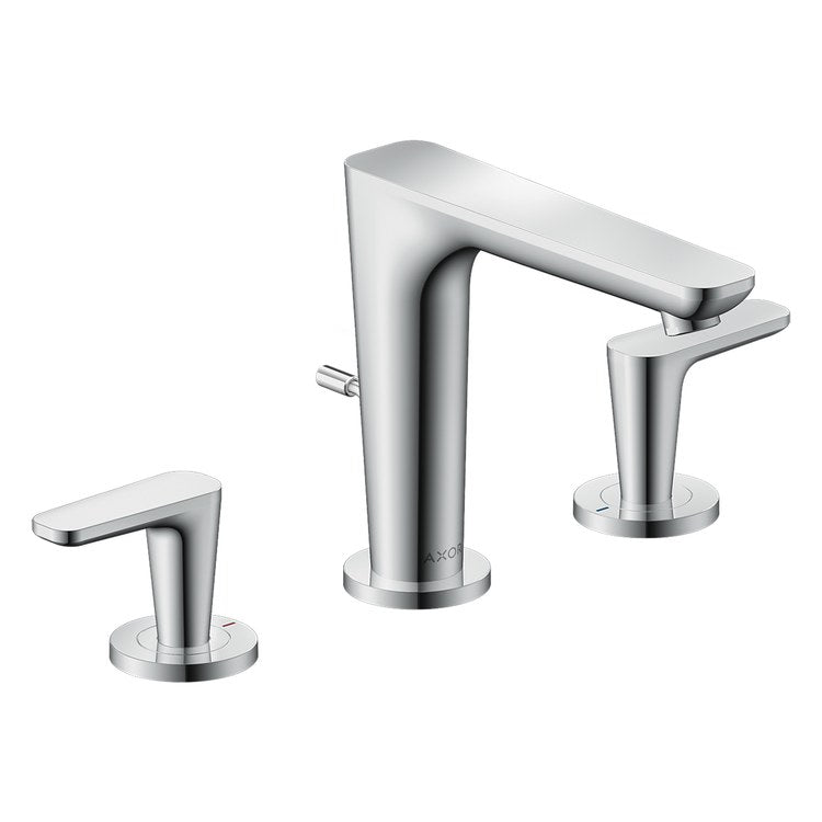 Lavatory Faucet Citterio C Widespread 8 Inch Spread 2 Lever ADA WaterSense Chrome 1.2 Gallons per Minute Deck Mount Pop-Up 3 Hole EcoRight AirPower Comfort Zone - Image 1