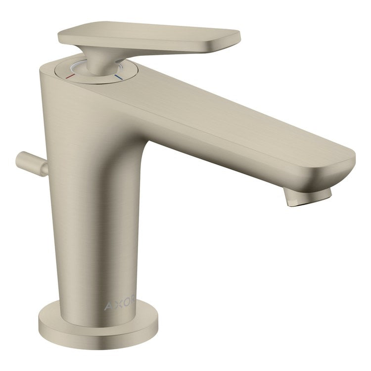 Lavatory Faucet Citterio C 90 1 Lever ADA WaterSense Brushed Nickel 1.2 Gallons per Minute Deck Mount Pop-Up 1 Hole CoolStart EcoRight AirPower Comfort Zone - Image 1