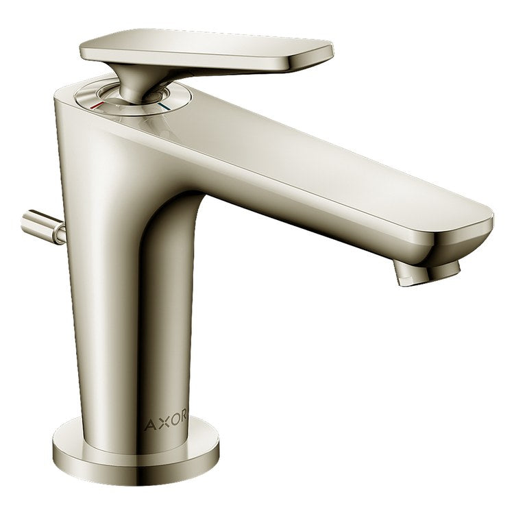 Lavatory Faucet Citterio C 90 1 Lever ADA WaterSense Polished Nickel 1.2 Gallons per Minute Deck Mount Pop-Up 1 Hole CoolStart EcoRight AirPower Comfort Zone - Image 1