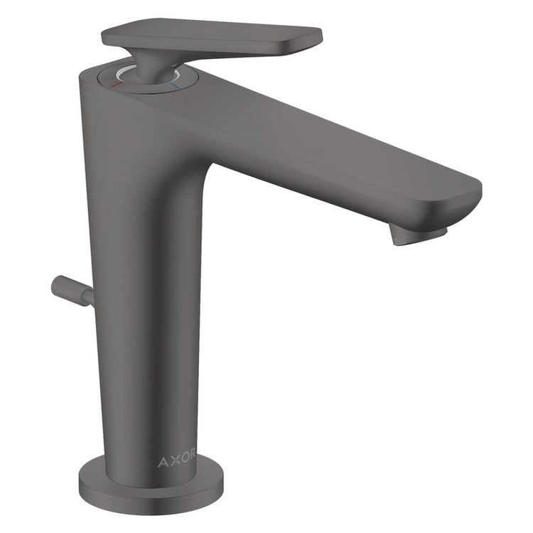 Lavatory Faucet Citterio C 125 1 Lever ADA WaterSense Brushed Black Chrome 1.2 Gallons per Minute Deck Mount Pop-Up 1 Hole CoolStart EcoRight AirPower Comfort Zone - Image 1