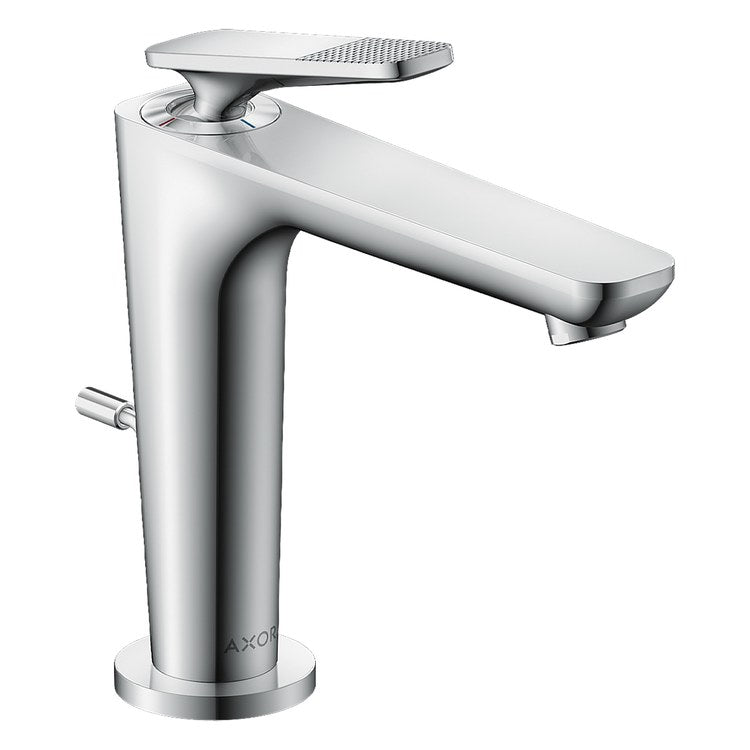 Lavatory Faucet Citterio C 125 1 Lever Cubic Cut ADA WaterSense Chrome 1.2 Gallons per Minute Deck Mount Pop-Up 1 Hole CoolStart EcoRight AirPower Comfort Zone - Image 1