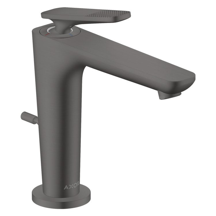 Lavatory Faucet Citterio C 125 1 Lever Cubic Cut ADA WaterSense Brushed Black Chrome 1.2 Gallons per Minute Deck Mount Pop-Up 1 Hole CoolStart EcoRight AirPower Comfort Zone - Image 1