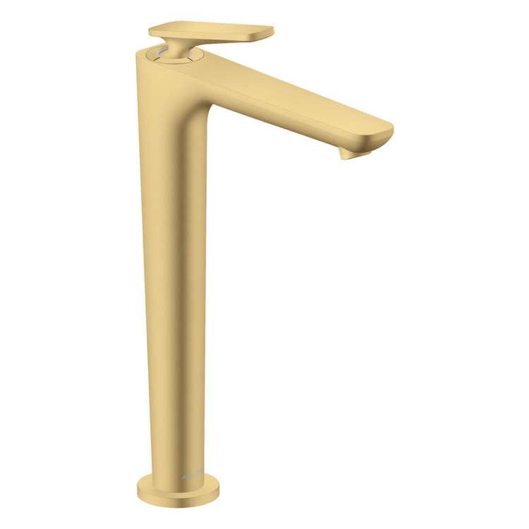 Lavatory Faucet Citterio C 250 1 Lever ADA WaterSense Brushed Gold Optic 1.2 Gallons per Minute Deck Mount Less Drain 1 Hole CoolStart EcoRight AirPower Comfort Zone - Image 1