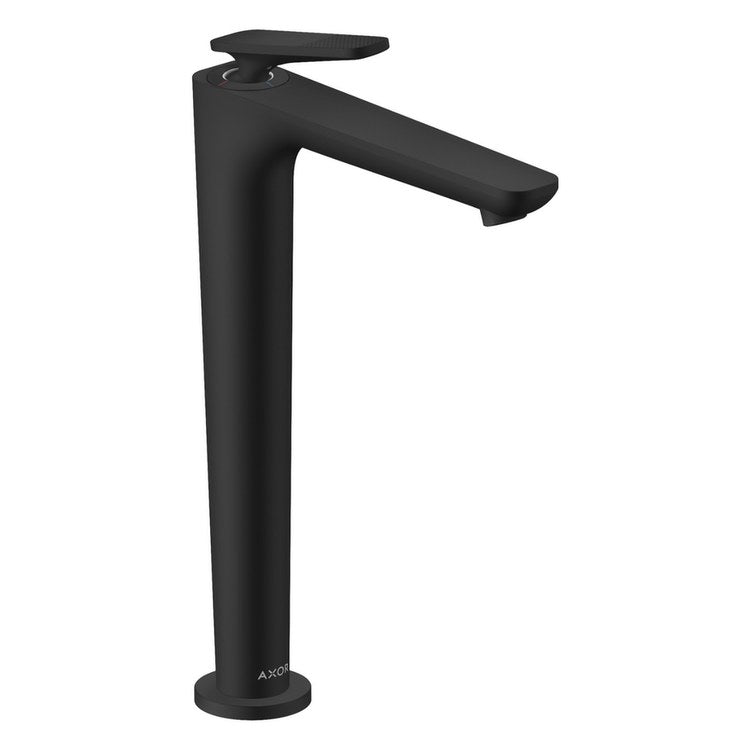 Lavatory Faucet Citterio C 250 1 Lever Cubic Cut ADA WaterSense Matte Black 1.2 Gallons per Minute Deck Mount Less Drain 1 Hole CoolStart EcoRight AirPower Comfort Zone - Image 1