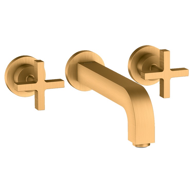 Faucet Trim Citterio Widespread 2 Cross Brushed Gold Optic WaterSense ADA 1.2 Gallons per Minute - Image 1