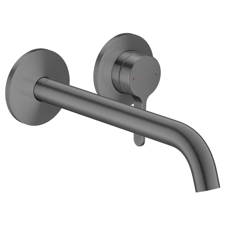 Faucet Trim One Mini Widespread 1 Lever Brushed Black Chrome WaterSense ADA 1.2 Gallons per Minute - Image 1