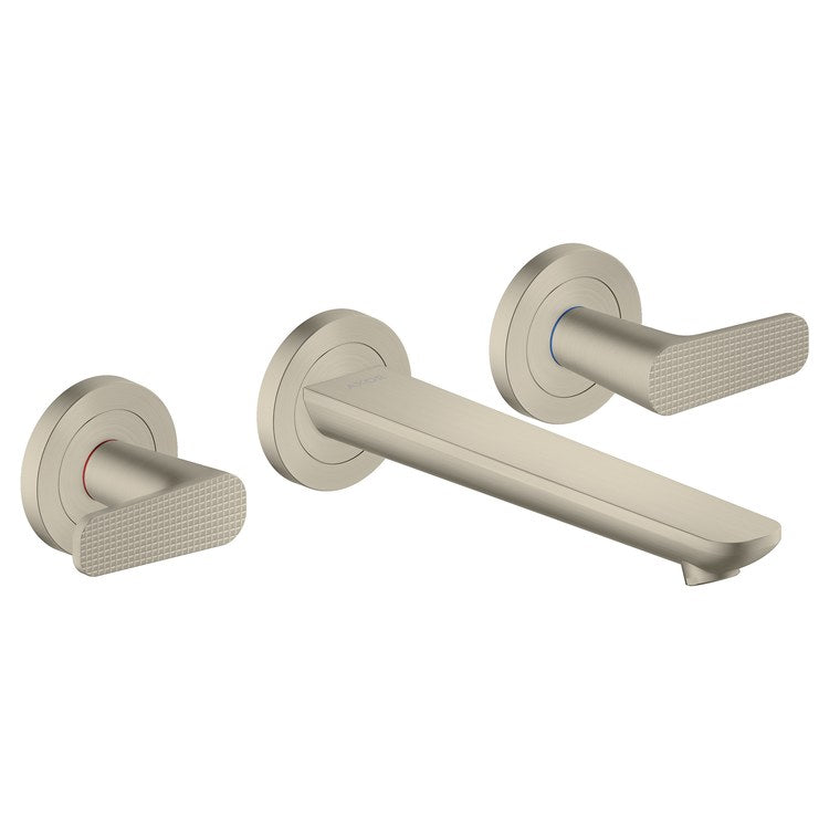 Faucet Trim Citterio C Widespread 2 Lever Cubic Cut Brushed Nickel WaterSense ADA 1.2 Gallons per Minute - Image 1