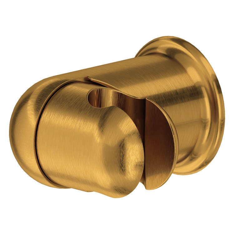 Handshower Holder Adjustable Wall Mount Brushed Gold - Image 1