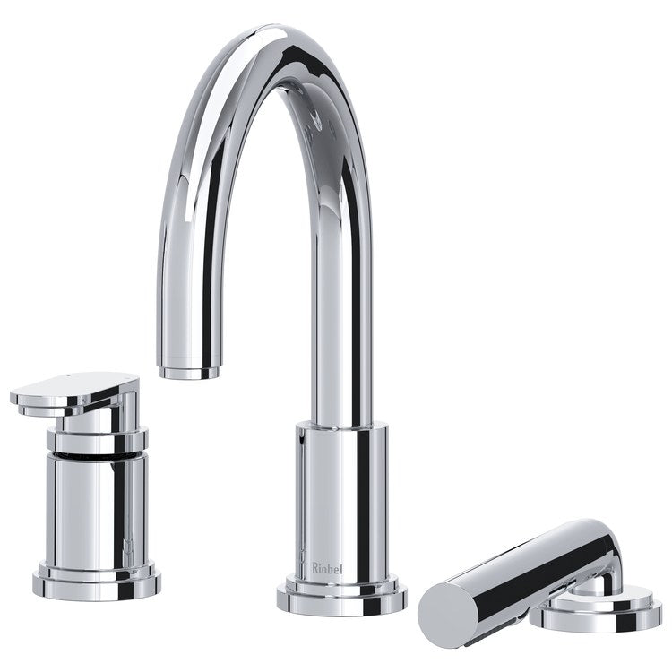 Tub Filler Trim Arca 1 Lever Chrome ADA Deck 8.7 Gallons per Minute