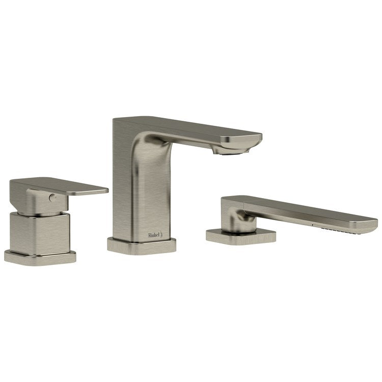 Tub Filler Trim Equinox 1 Lever Brushed Nickel ADA Deck 8.7 Gallons per Minute - Image 1