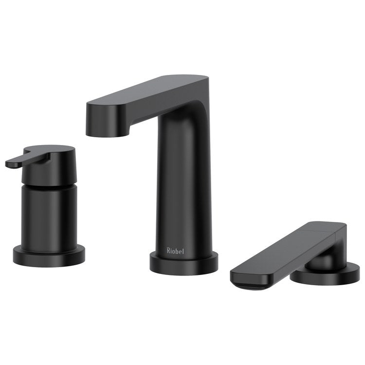 Tub Filler Trim Nibi 1 Lever Black ADA Deck Mount 8.7 Gallons per Minute - Image 1