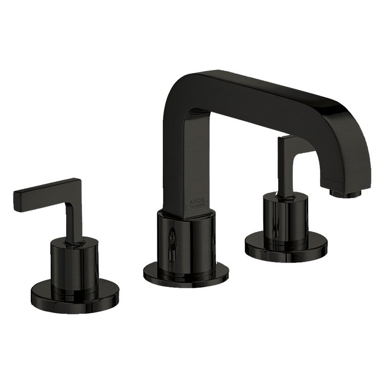 Roman Tub Trim Citterio 2 Lever Brushed Black Chrome ADA 3 Hole 7.8 Gallons per Minute - Image 1
