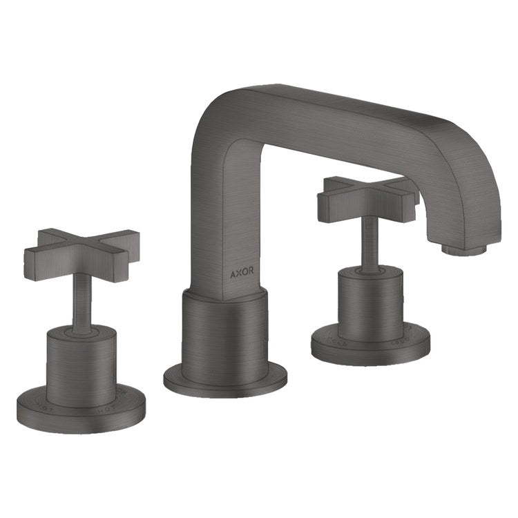 Roman Tub Trim Citterio 2 Cross Brushed Black Chrome ADA 3 Hole 5.0 Gallons per Minute - Image 1
