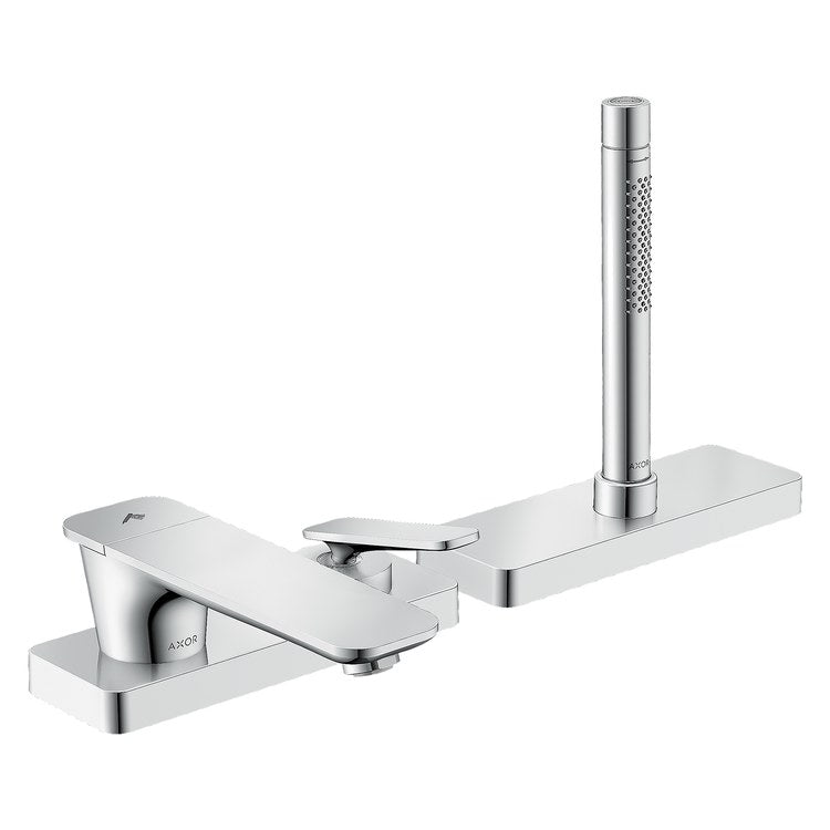 Roman Tub Trim Citterio C with Handshower and Sbox 1 Lever Chrome WaterSense 3 Hole 5.3 Gallons per Minute - Image 1