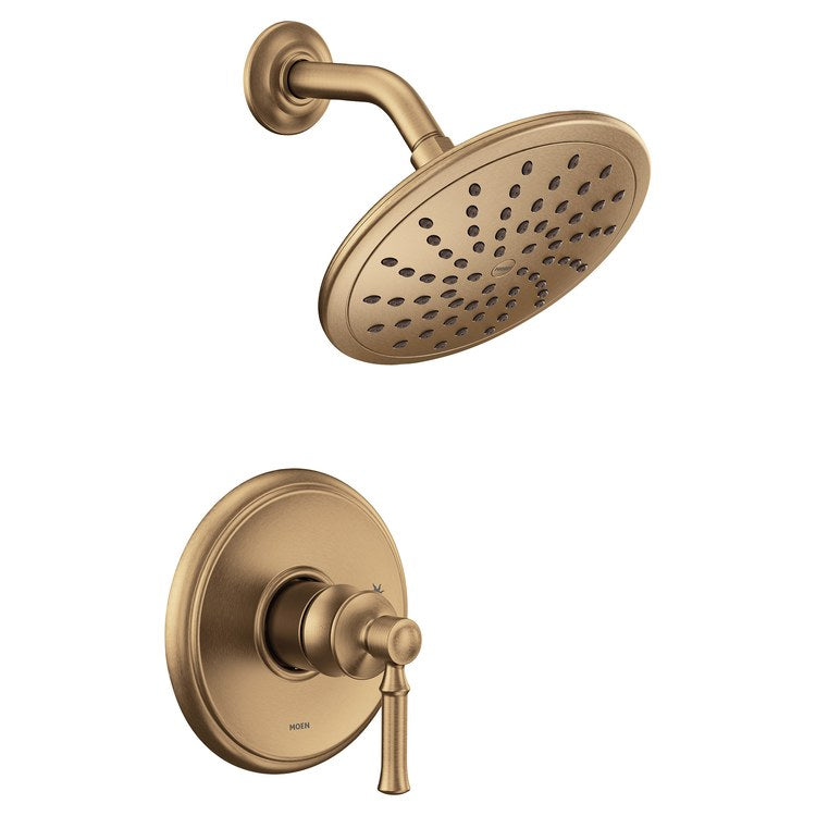 Shower Trim Dartmoor M-CORE 2 Series Eco-Performance 1 Lever Bronzed Gold ADA 1.75 Gallons per Minute 1 Function Rainshower for Valve U130 and U140 - Image 1