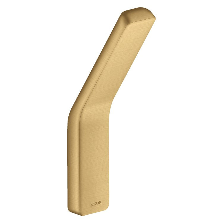 Robe Hook Universal SoftSquare Brushed Gold Optic 2-3/8 Inch Wall Mount Metal - Image 1
