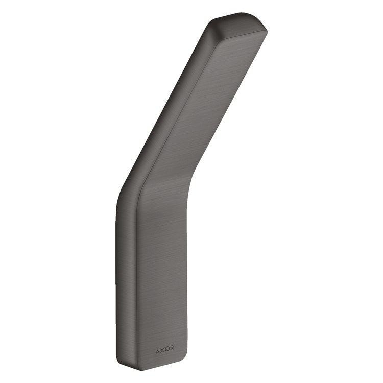 Robe Hook Universal SoftSquare Brushed Black Chrome 2-3/8 Inch Wall Mount Metal - Image 1