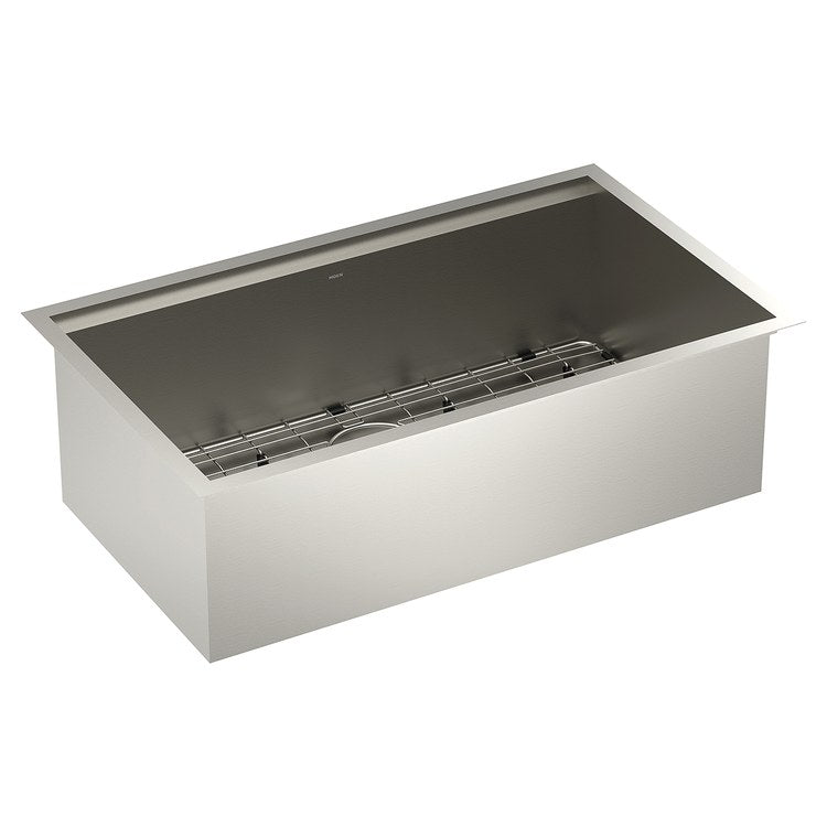 Kitchen Sink Luxe Chef 32 x 19 Inch 1 Bowls with Accessories Stainless Undermount Rectangle Stainless Steel - Image 3