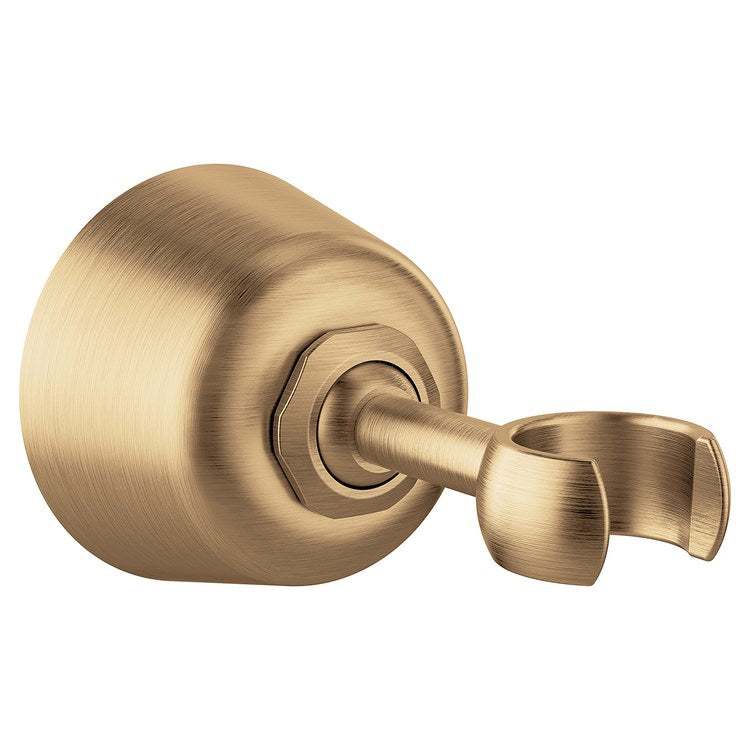 Handshower Bracket Bronzed Gold 4 Inch Metal for Wall - Image 1