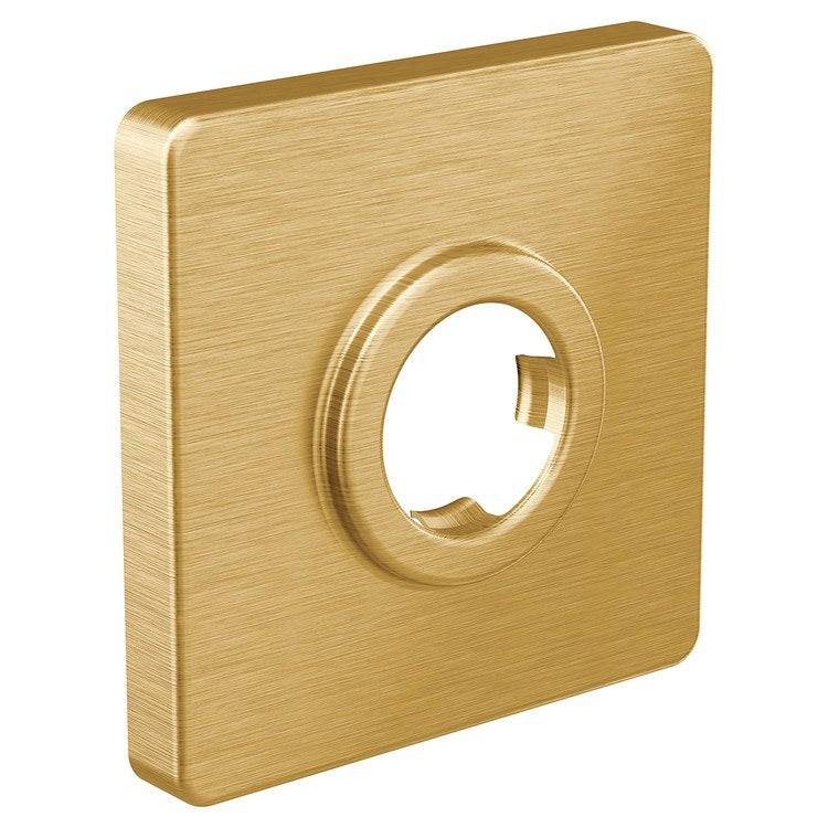 Shower Arm Flange Brushed Gold Brass 2-1/2 Inch