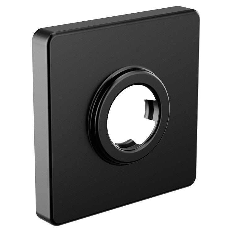 Shower Arm Flange Matte Black Brass 2-1/2 Inch - Image 1