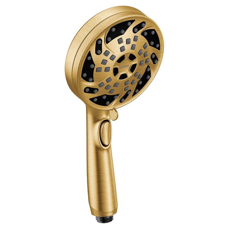Handshower Brushed Gold 5 Function WaterSense ADA 1.75 Gallons per Minute 4-1/2 Inch - Image 1
