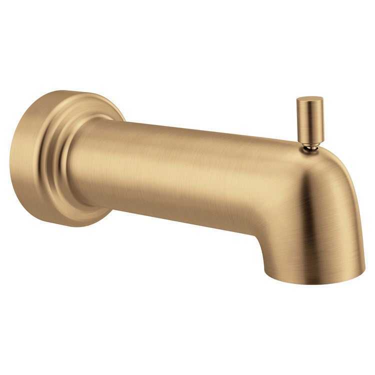 Tub Spout Level with Diverter Bronzed Gold Metal 1/2 Inch Copper Slip Fit - Image 1