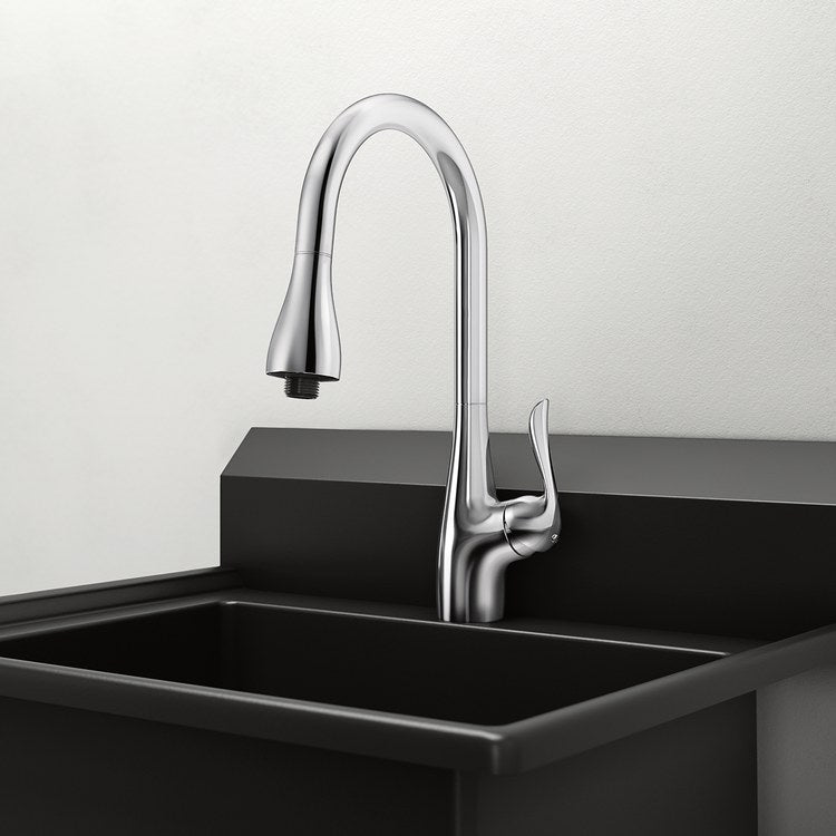 Laundry Faucet Arbor 1 Lever ADA Chrome 4.0 Gallons per Minute - Image 3