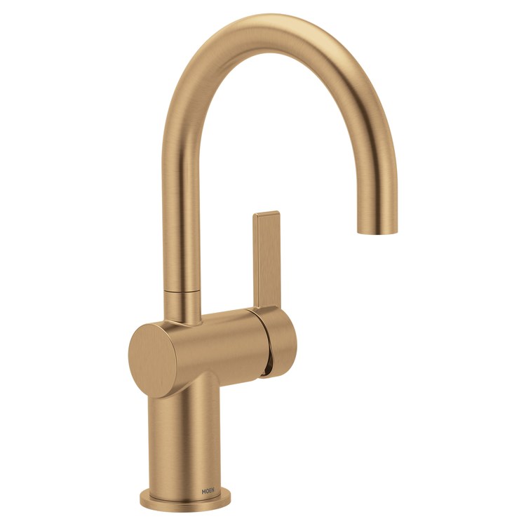 Bar Faucet Cia 1 Lever ADA CALGreen Bronzed Gold High Arc 360 DEG Swivel 1.5 Gallons per Minute - Image 1