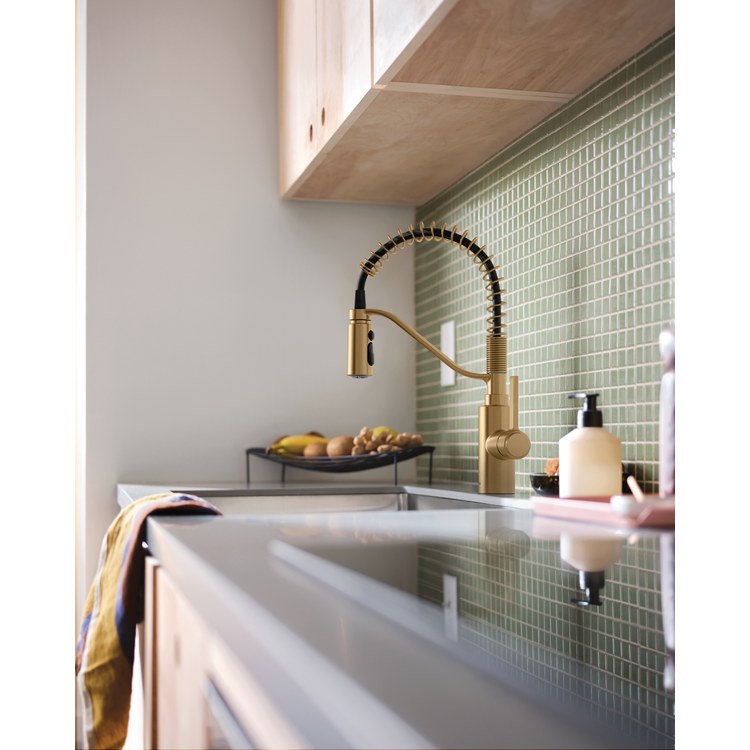 Pre-Rinse Faucet Genta LX 1 Lever CALGreen ADA Bronzed Gold 1.5 Gallons per Minute - Image 2