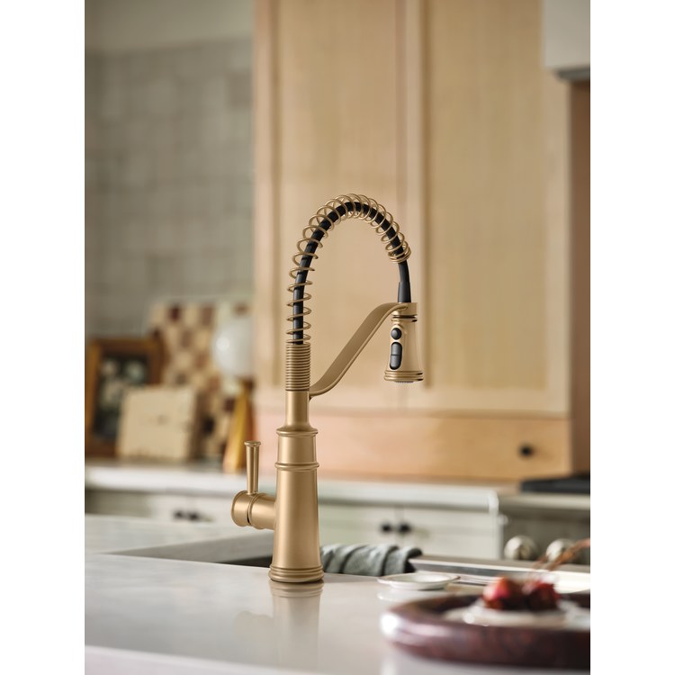Pre-Rinse Faucet Belfield 1 Lever CALGreen ADA Bronzed Gold 1.5 Gallons per Minute - Image 2