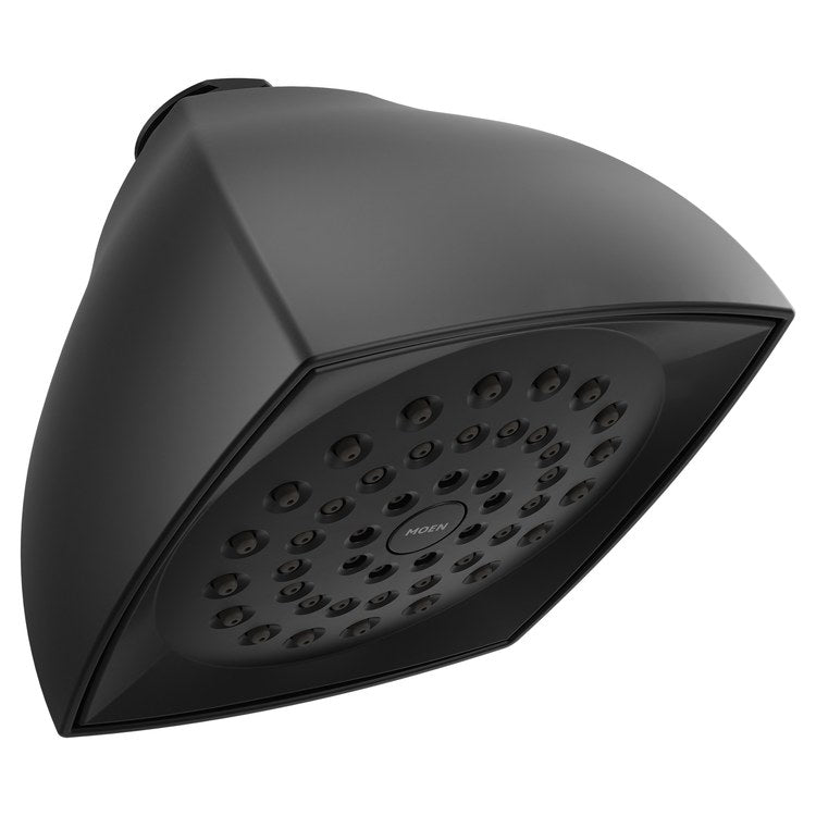 Showerhead 1 Functions Eco-Performance Matte Black 4-1/16 Inch 1.75 Gallons per Minute Fixed Mount - Image 1