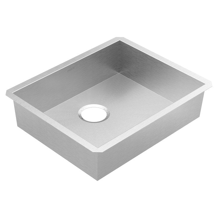 Kitchen Sink Prep 22 x 18 Inch 1 Bowls ADA Stainless Steel Undermount Rectangle Stainless Steel - Image 1