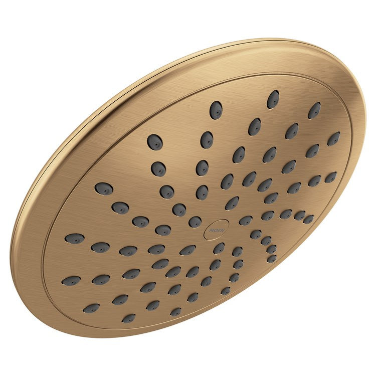 Showerhead 1 Functions Eco-Performance Bronzed Gold 8 Inch 1.75 Gallons per Minute Full Rainshower Spray - Image 1