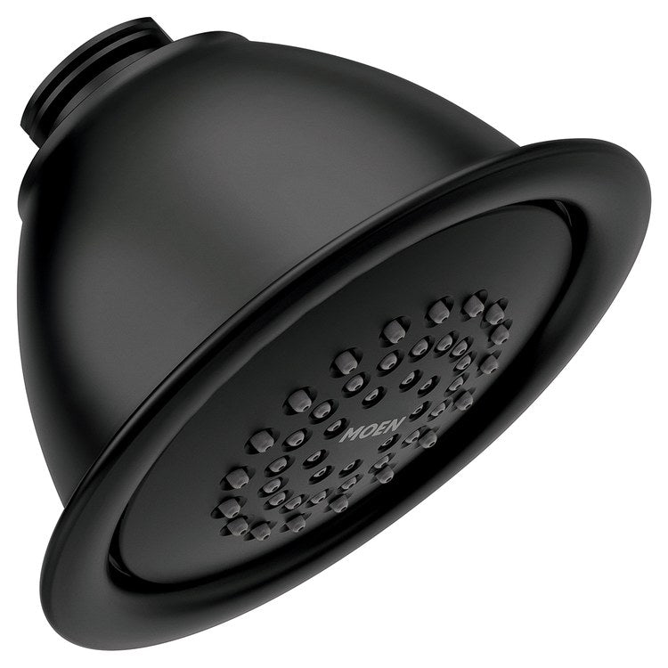 Showerhead 1 Functions Eco-Performance Matte Black 4 Inch 1.75 Gallons per Minute - Image 1