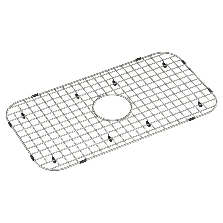 Sink Grid 30 x 18 Inch Stainless Steel 18 Gauge Center for Single Bowl