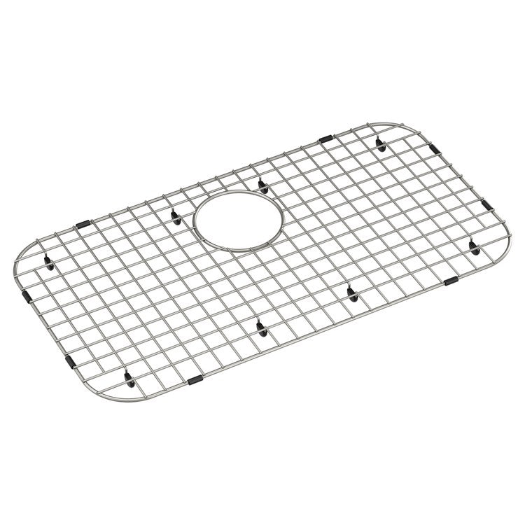 Sink Grid Stainless Steel 18 Gauge Center Rear for Single Bowl