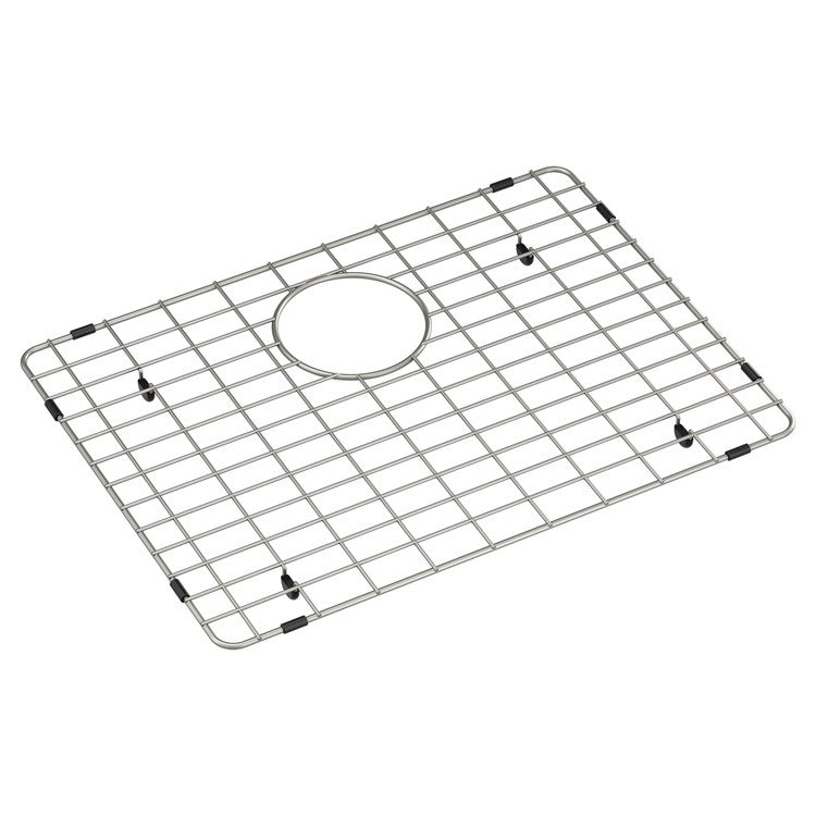 Sink Grid 25 x 22 Inch Stainless Steel 18 Gauge Center Rear for Single Bowl