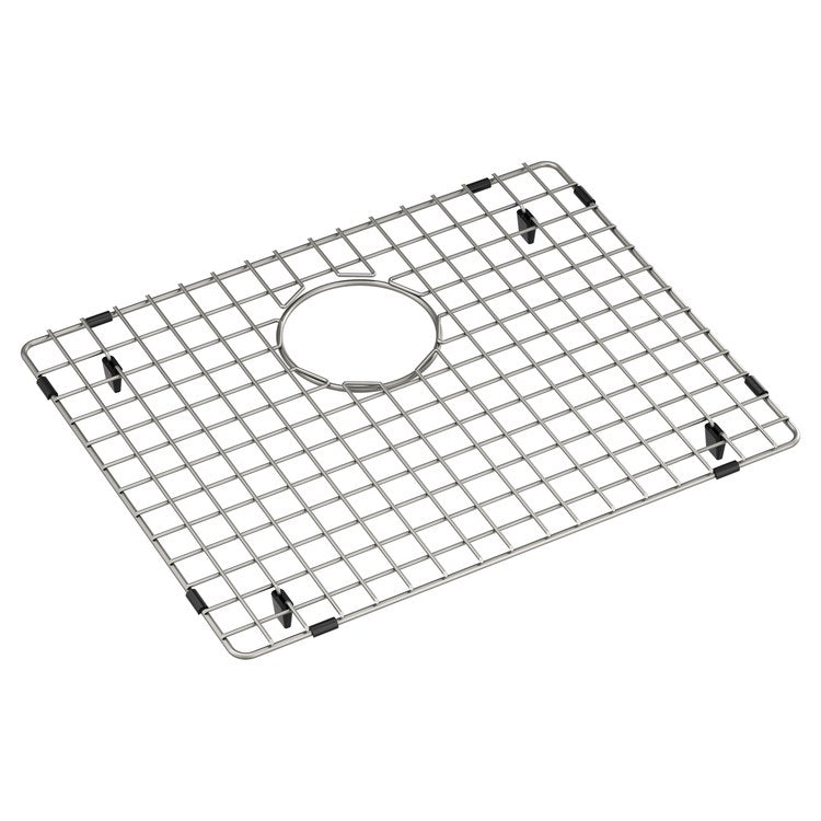Sink Grid 22 x 18 Inch Stainless Steel 18 Gauge Center Rear for Single Bowl