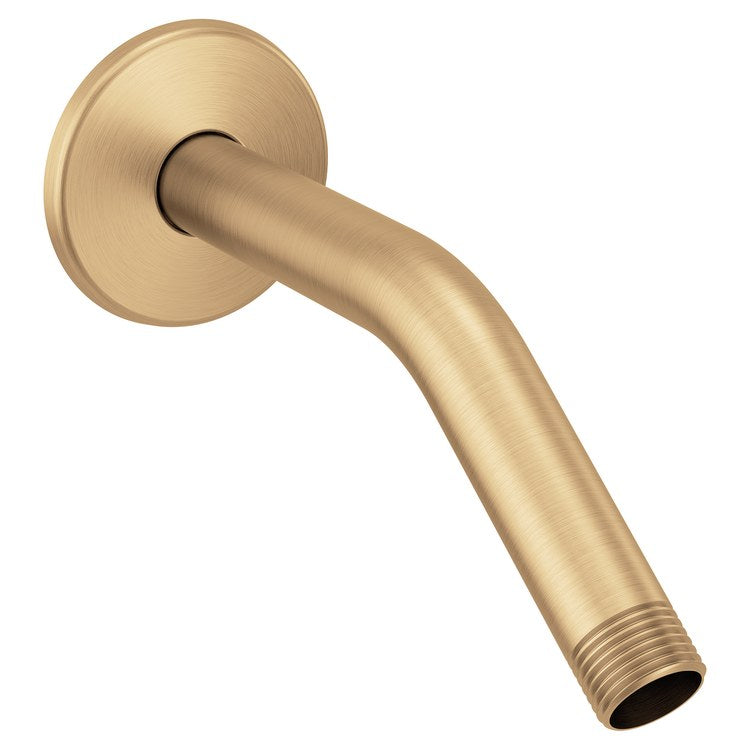 Shower Arm with Flange Bronzed Gold 8 Inch Metal 37 Degree Wall - Image 1