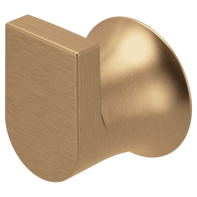 Robe Hook Genta LX Single Bronzed Gold 1-9/16 Inch Wall Zinc - Image 1