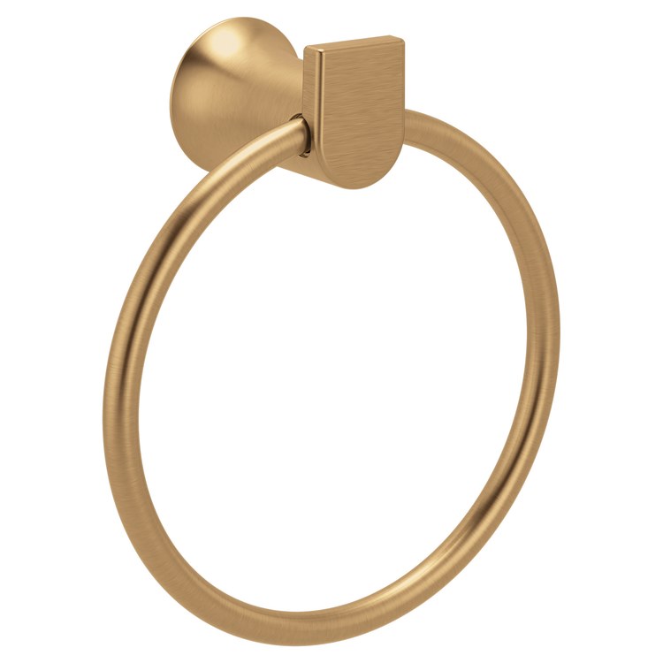 Towel Ring Genta LX Bronzed Gold Zinc/Stainless Steel 2-3/8 Inch - Image 1